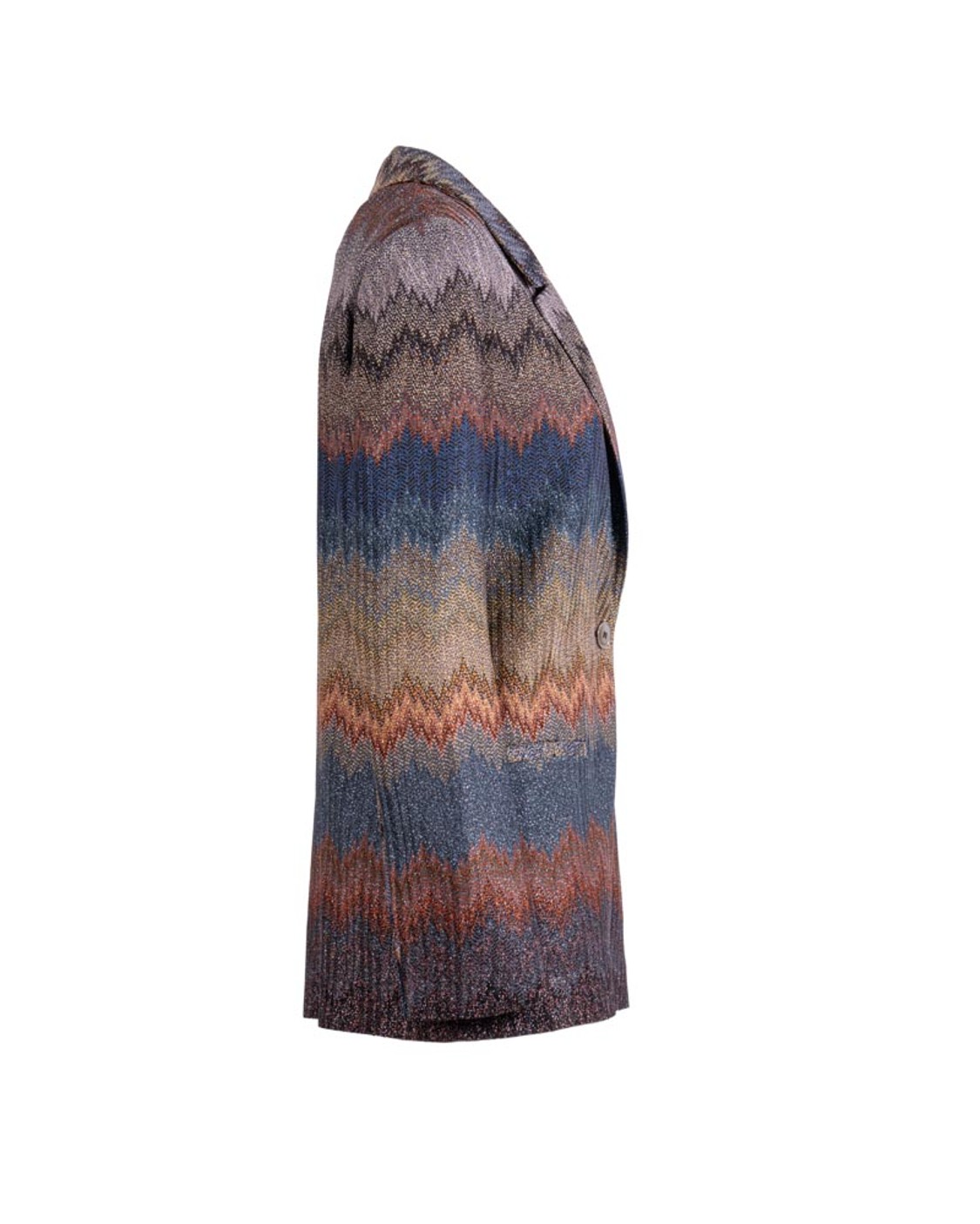 shop MISSONI  Blazer: Missoni blazer monopetto motivo snake e filamenti lamé.
Blazer monopetto.
Lavorazione raschel.
Motivo snake.
Filamenti lamè.
Misto viscosa.
Composizione: 88%Viscosa, 12%Fibra Metallizzata.
Fabbricato in Italia.. WF00 BR012K-S72LF number 9105056